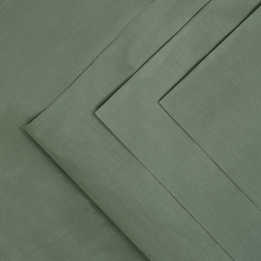 UNSTITCHED COTTON ROMAN - ARMY GREEN