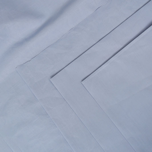 UNSTITCHED COTTON ROMAN - LIGHT GRAY