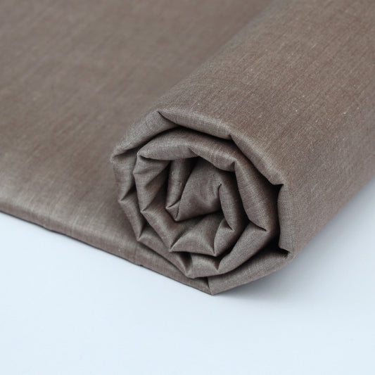 MUSKAN COTTON SILK - BROWN