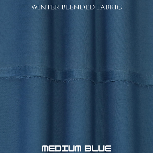 Specter Winter Blended Fabric - Medium Blue