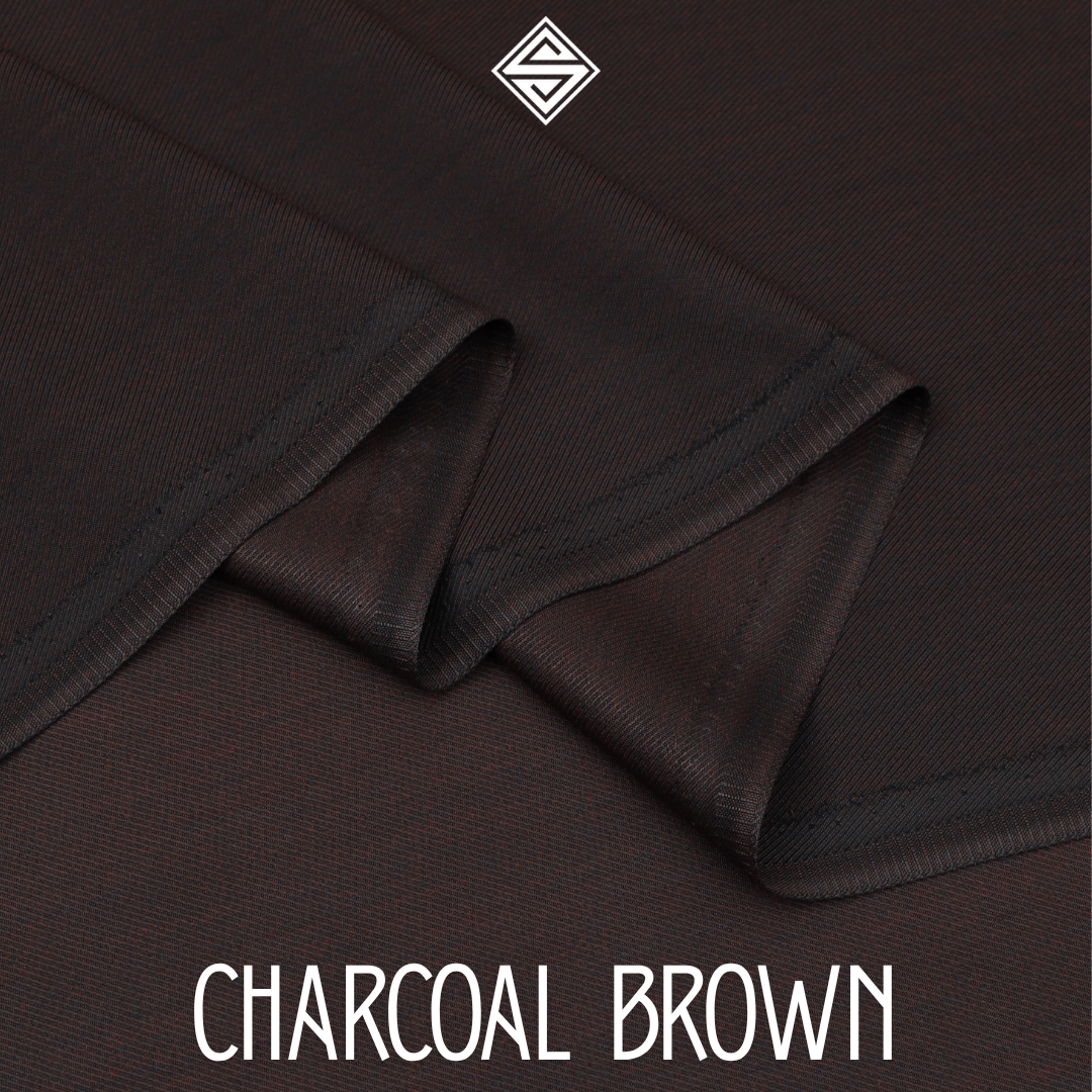 HANDSOME WOOL - CHARCOAL BROWN