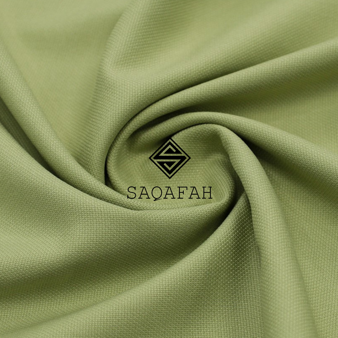 SOLID MATT WOOL - LIGHT GREEN