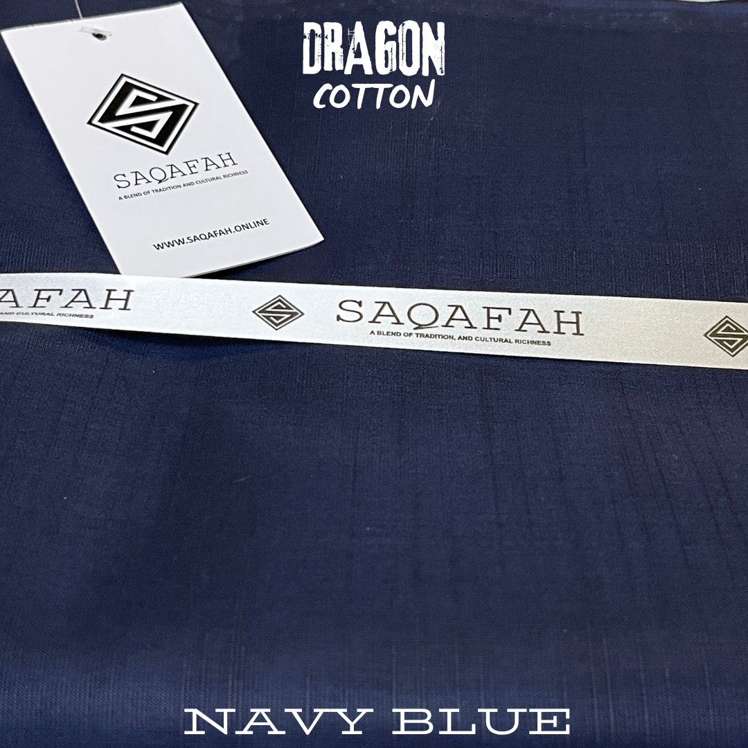 DRAGON COTTON - NAVY BLUE