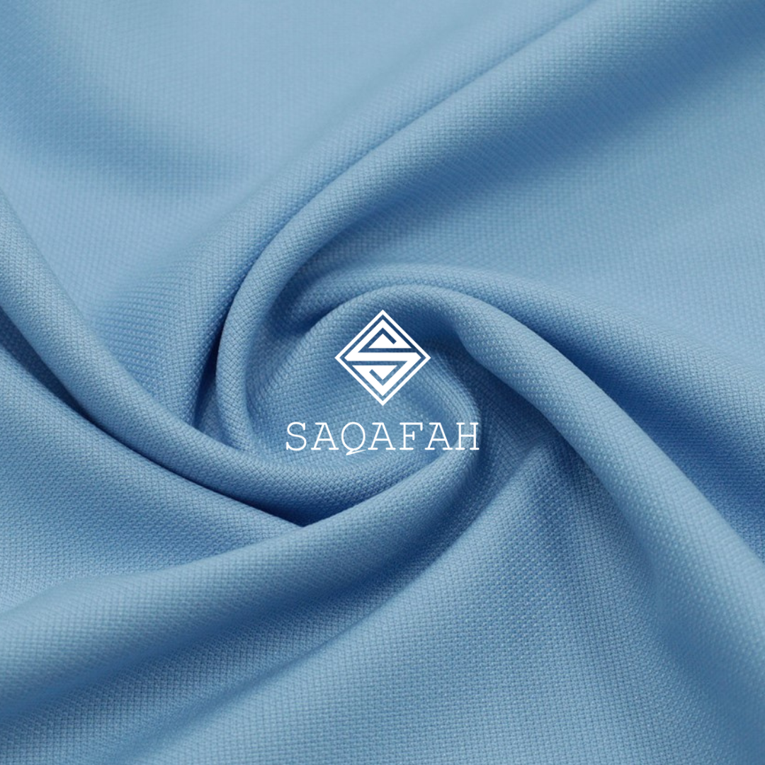 SOLID MATT WOOL - SKY BLUE