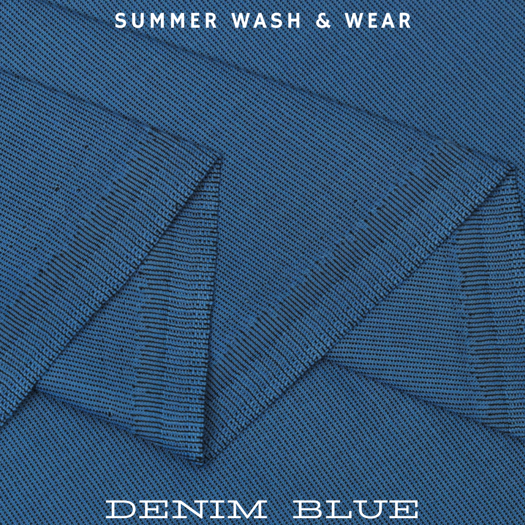 Shaffer Summer Tropical - Denim Blue