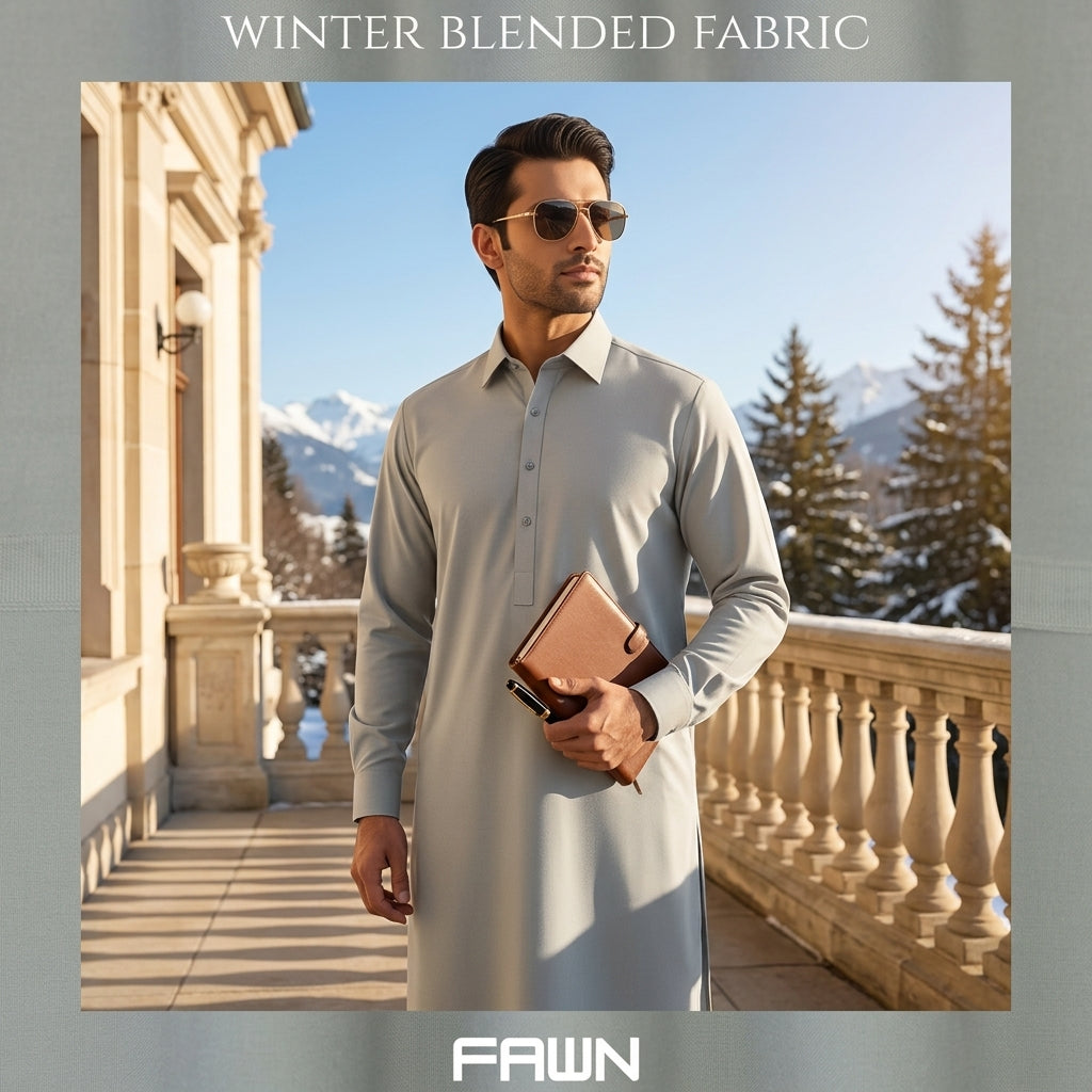 Specter Winter Blended Fabric - Fawn