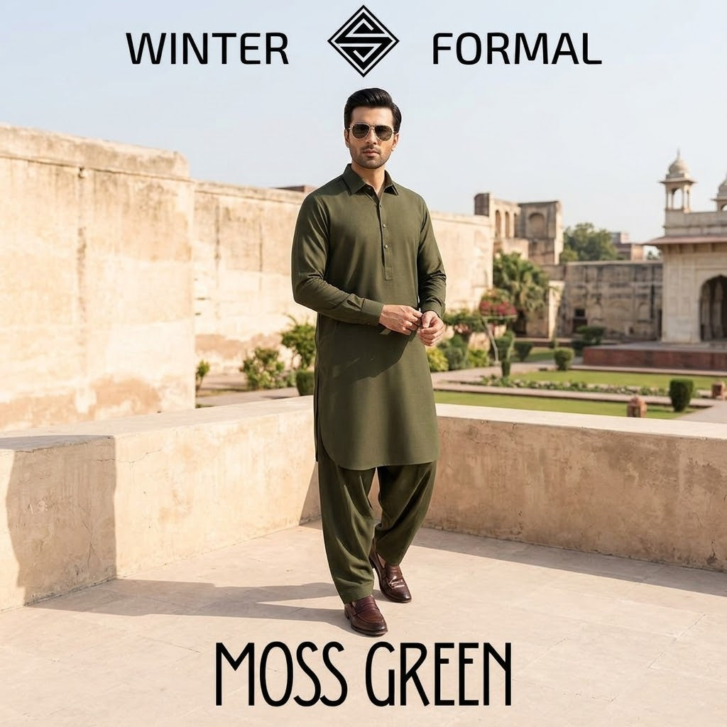 WINTER HANDSOME - MOSS GREEN