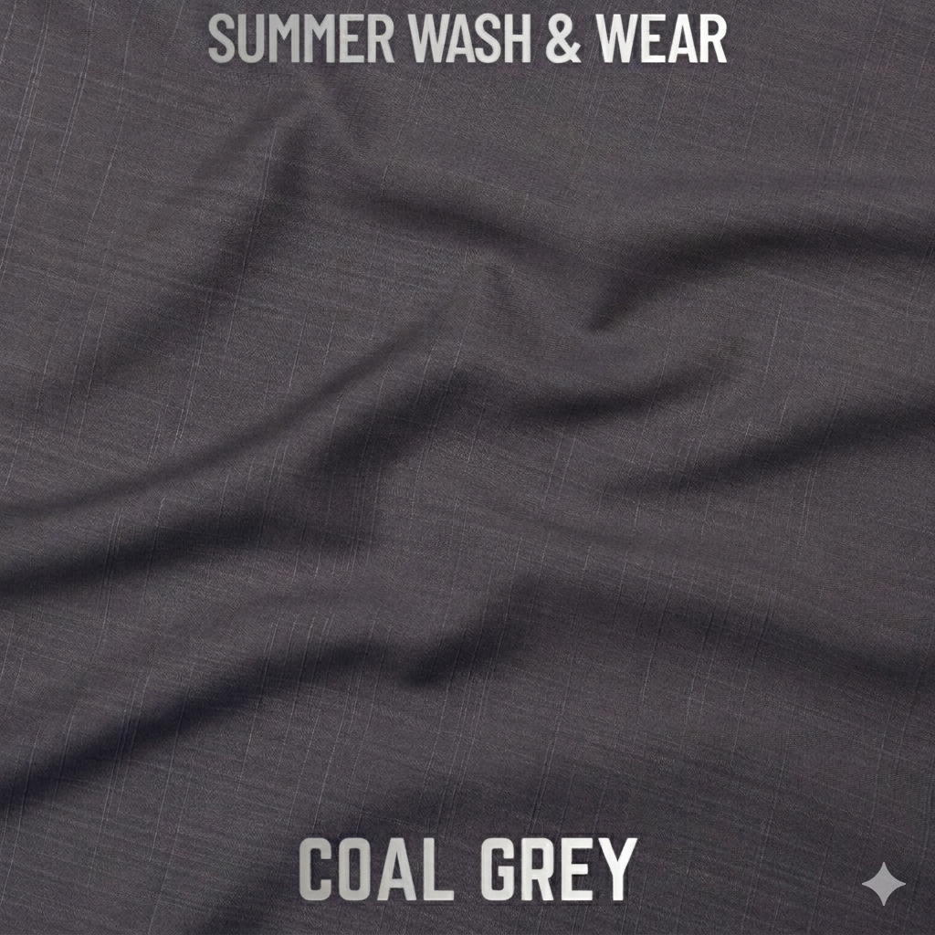 Excellent Wash & Wear - Coal Grey