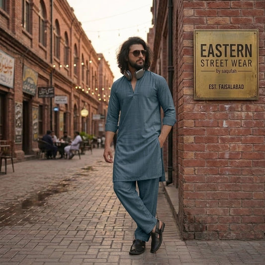 Excellent Wash & Wear - Greenish Grey