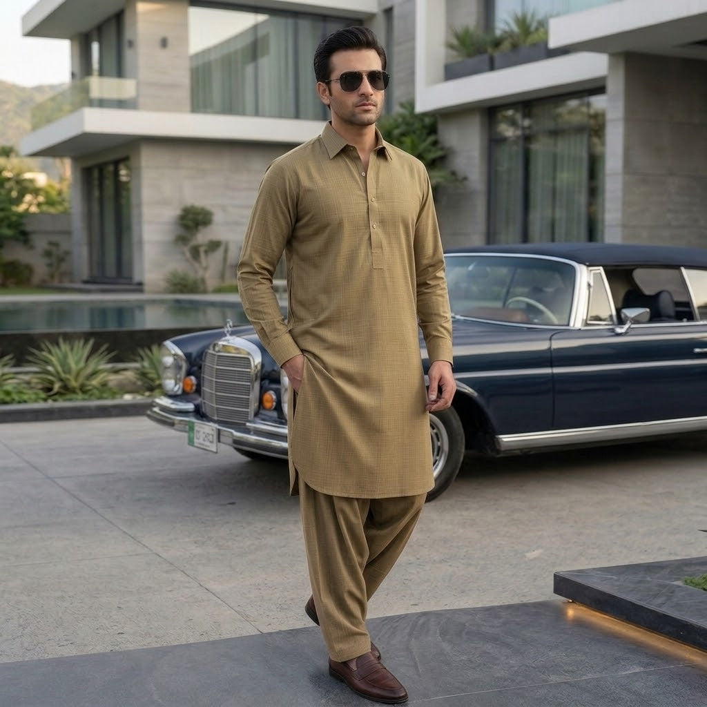 Excellent Wash & Wear - Military Brown