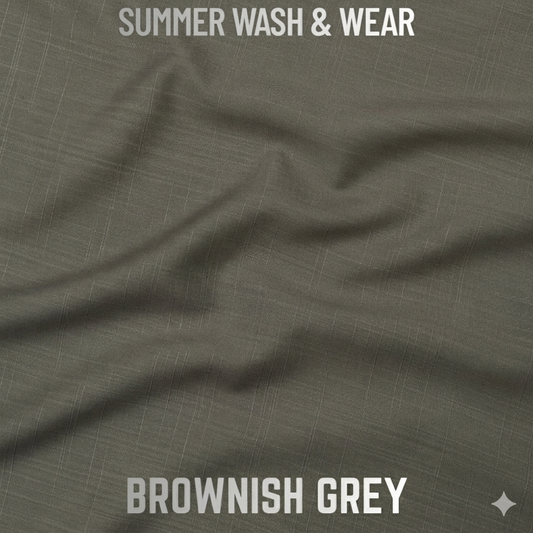Excellent Wash & Wear - Brownish Grey