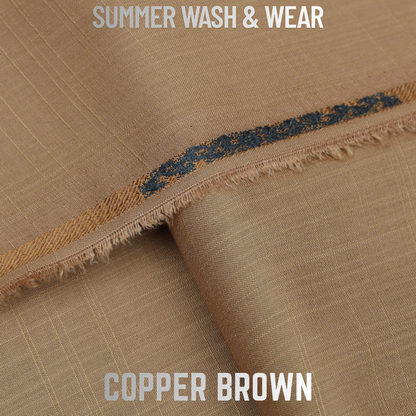 Excellent Wash & Wear - Copper Brown