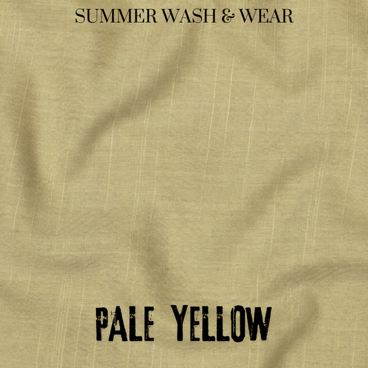 Excellent Wash & Wear - Pale Yellow