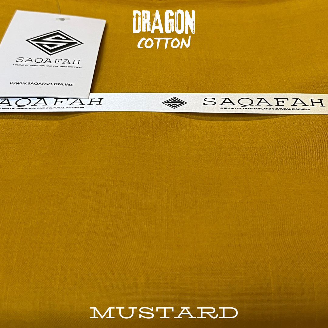 DRAGON COTTON - YELLOW MUSTARD