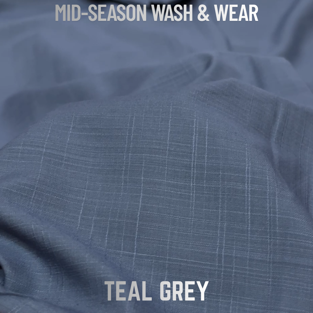 Excellent Wash & Wear - Teal Grey