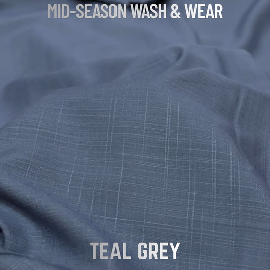 Excellent Wash & Wear - Teal Grey