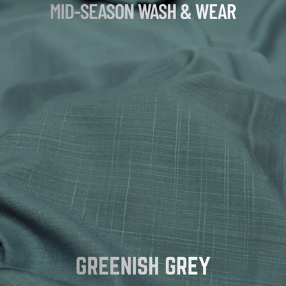 Excellent Wash & Wear - Greenish Grey
