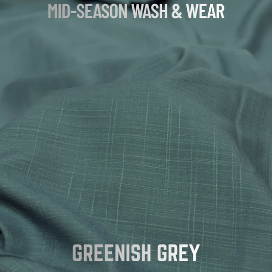 Excellent Wash & Wear - Greenish Grey