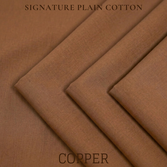 Signature Plain Cotton - Copper