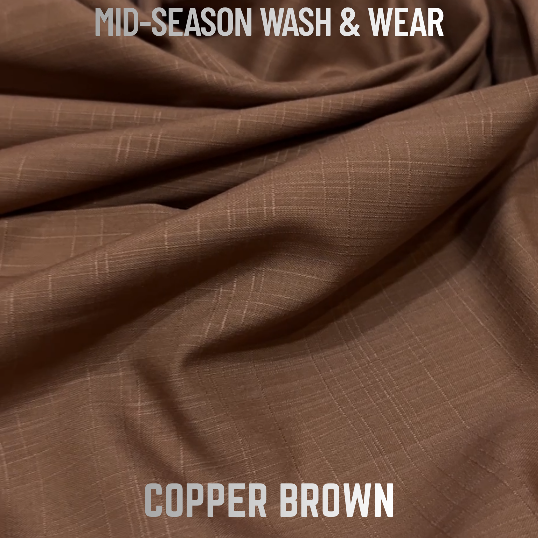 Excellent Wash & Wear - Copper Brown