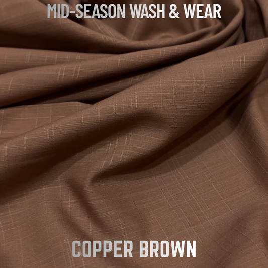 Excellent Wash & Wear - Copper Brown