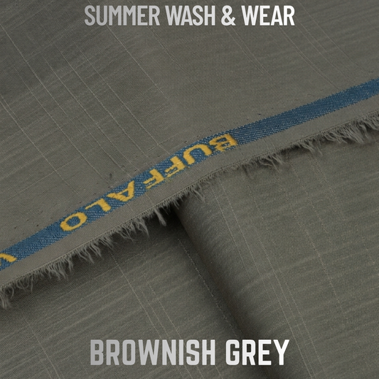 Excellent Wash & Wear - Brownish Grey