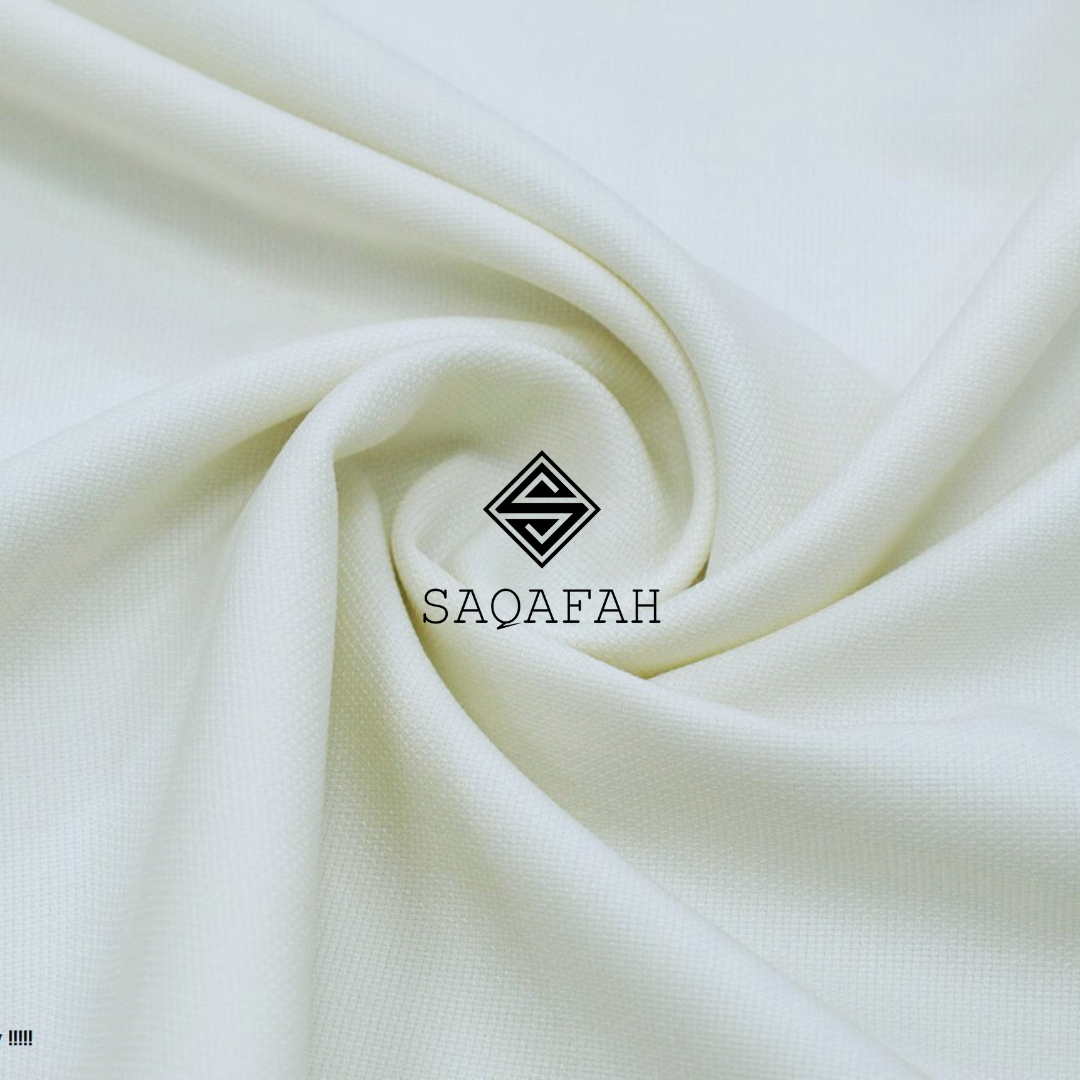 SOLID MATT WOOL - OFF WHITE