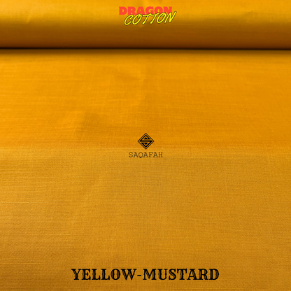 DRAGON COTTON - YELLOW MUSTARD