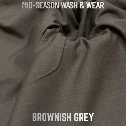 Excellent Wash & Wear - Brownish Grey