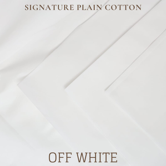 Signature Plain Cotton - Off White