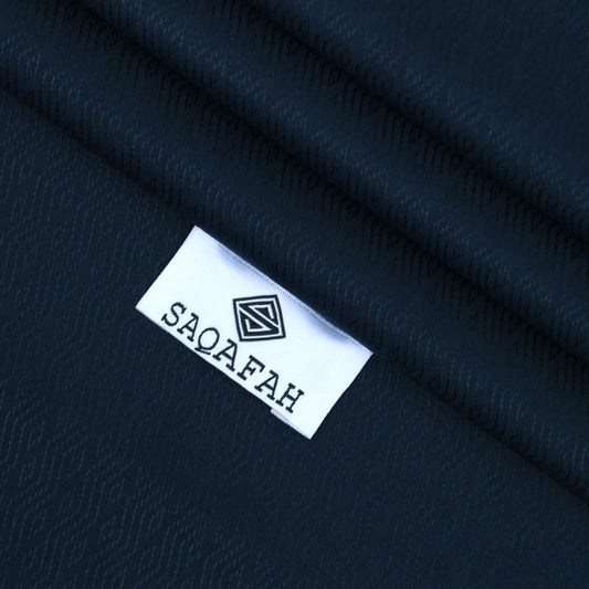 UNSTITCH WASH N WEAR FABRIC - SELF DESIGN