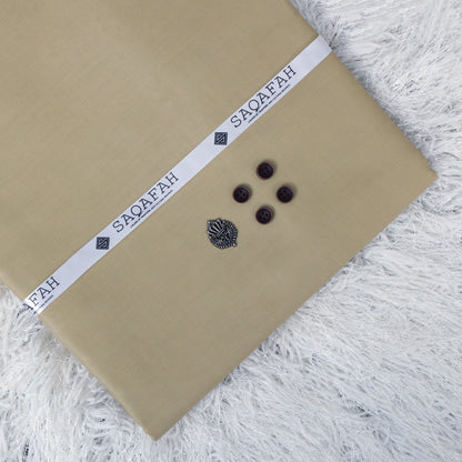 UNSTITCHED COTTON ROMAN - BEIGH