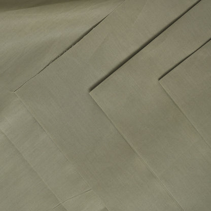 UNSTITCHED COTTON ROMAN - OLIVE GREEN