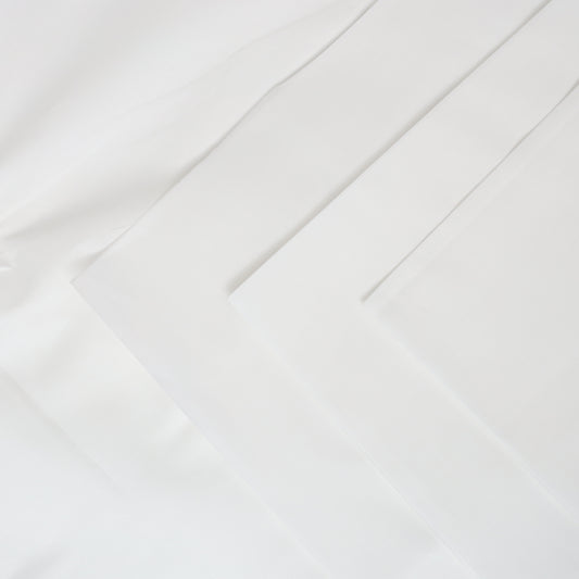 UNSTITCHED COTTON ROMAN - OFF WHITE