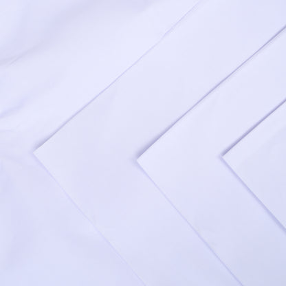 UNSTITCHED COTTON ROMAN - SUPER WHITE