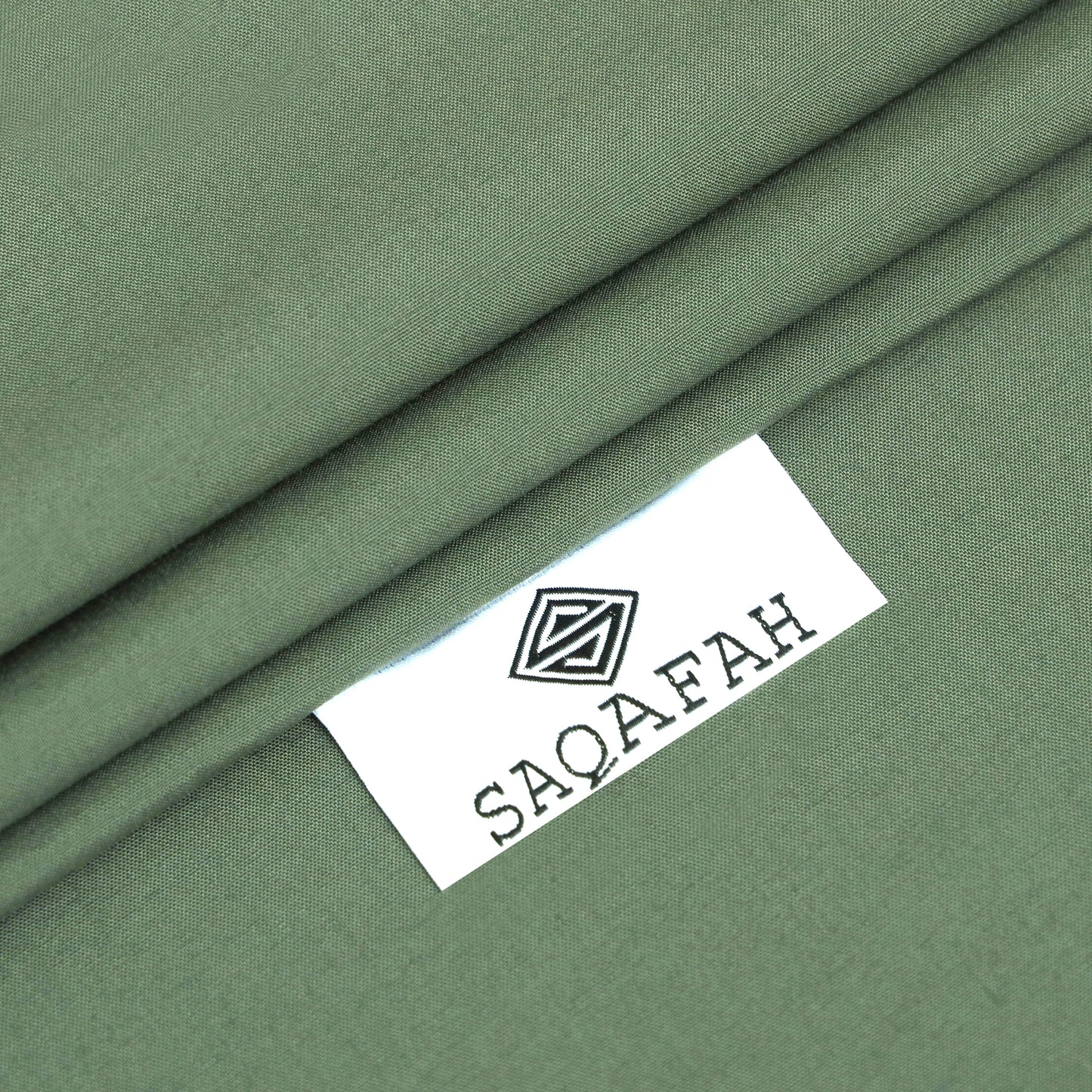 UNSTITCH WASH N WEAR FABRIC - ARMY GREEN