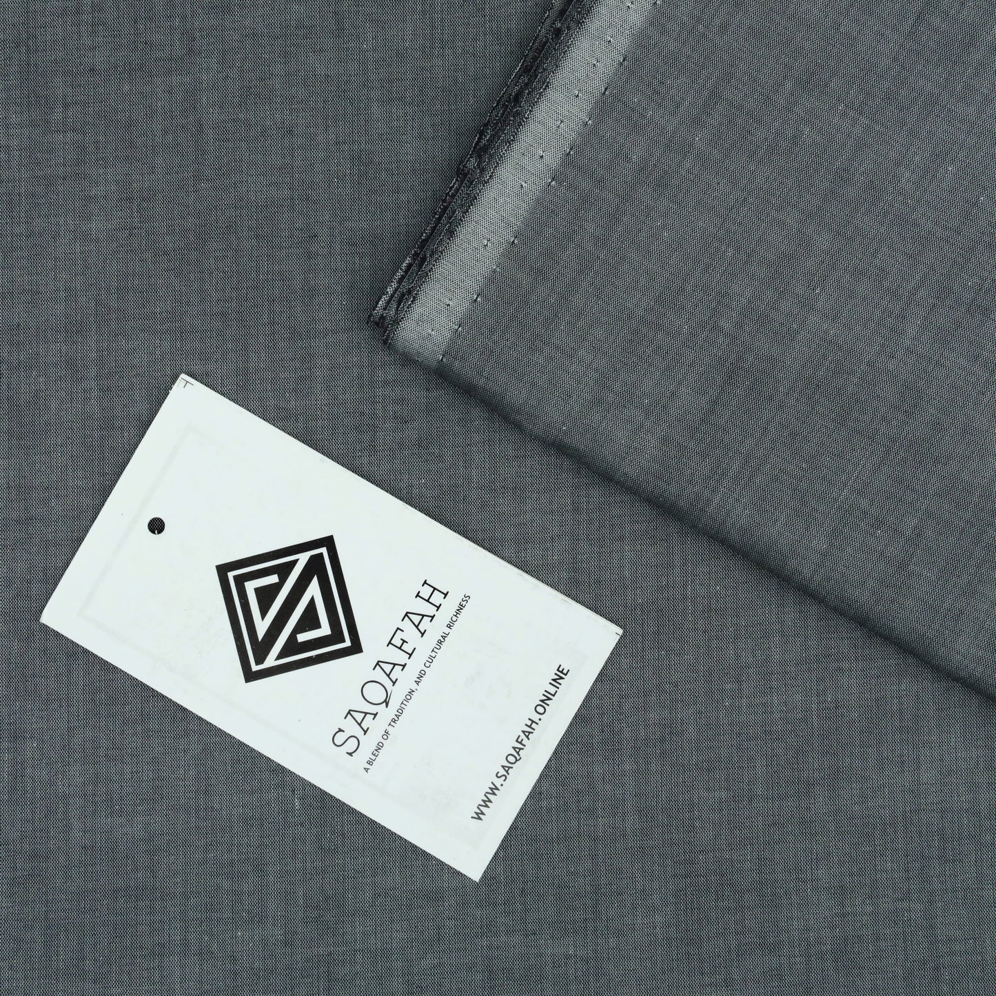 MUSKAN COTTON SILK - CHARCOAL GRAY