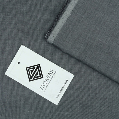MUSKAN COTTON SILK - CHARCOAL GRAY