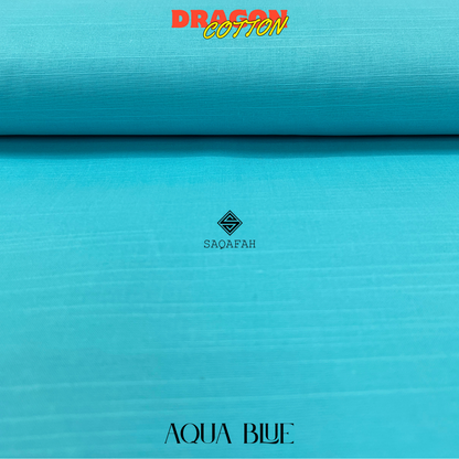 DRAGON COTTON - AQUA BLUE