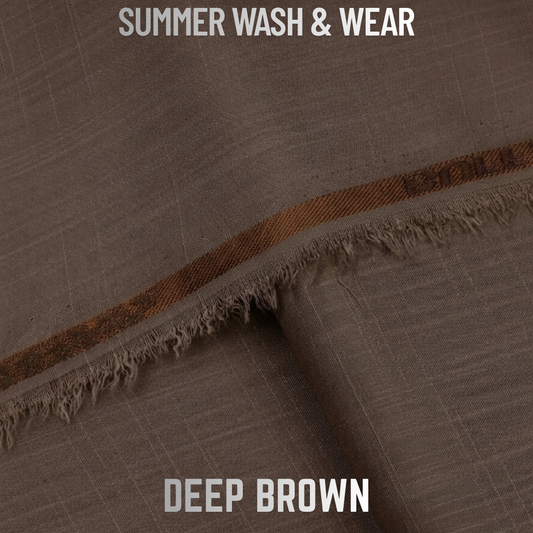 Excellent Wash & Wear - Deep Brown