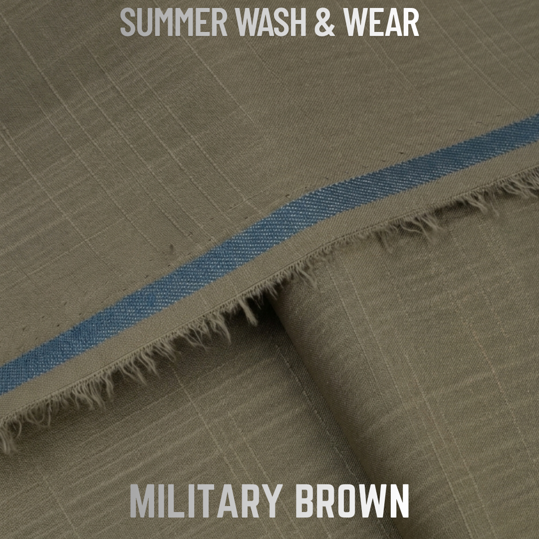 Excellent Wash & Wear - Military Brown
