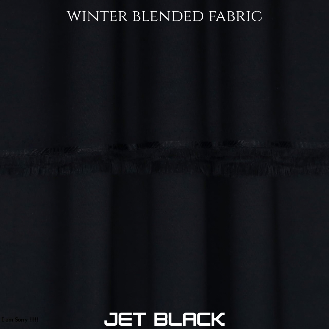 Specter Winter Blended Fabric - Jet Black