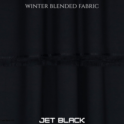 Specter Winter Blended Fabric - Jet Black