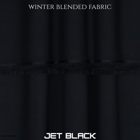 Specter Winter Blended Fabric - Jet Black