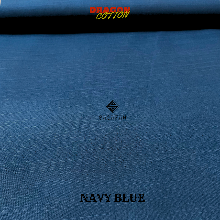 DRAGON COTTON - NAVY BLUE