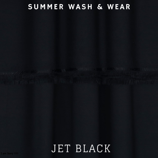 Summer Wash & Wear - Jet Black