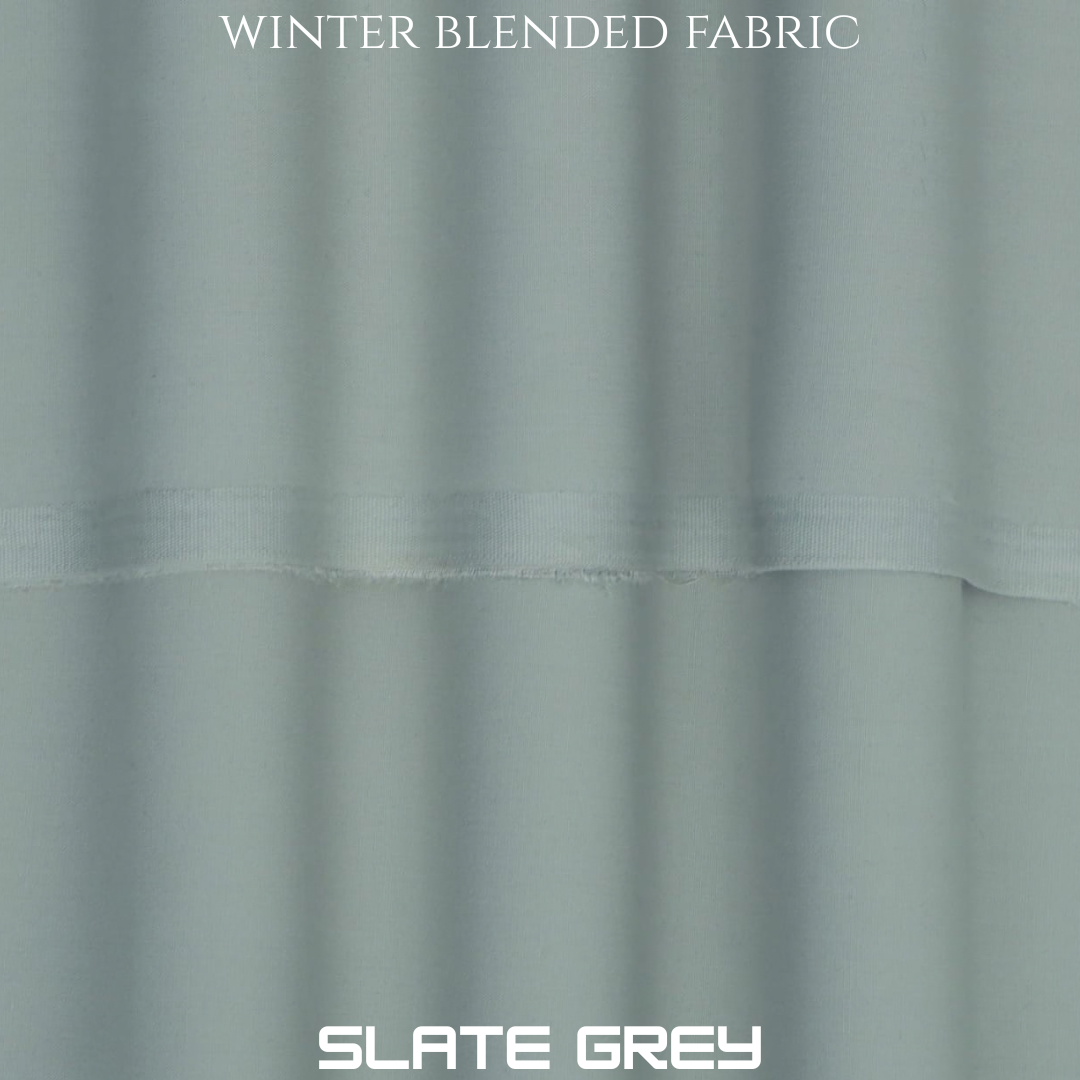Specter Winter Blended Fabric - Slate Grey