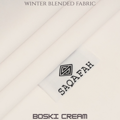 Specter Winter Blended Fabric - Boski Cream