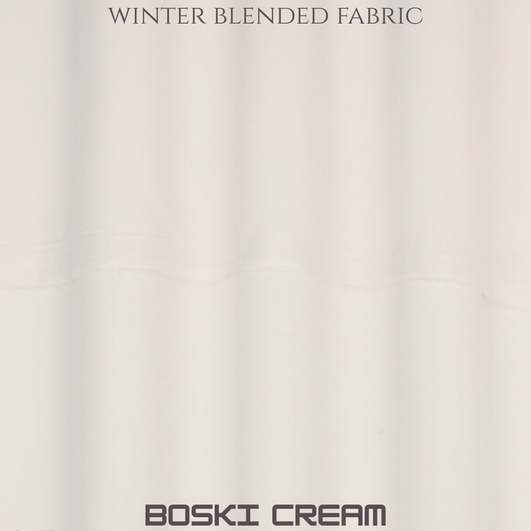 Specter Winter Blended Fabric - Boski Cream