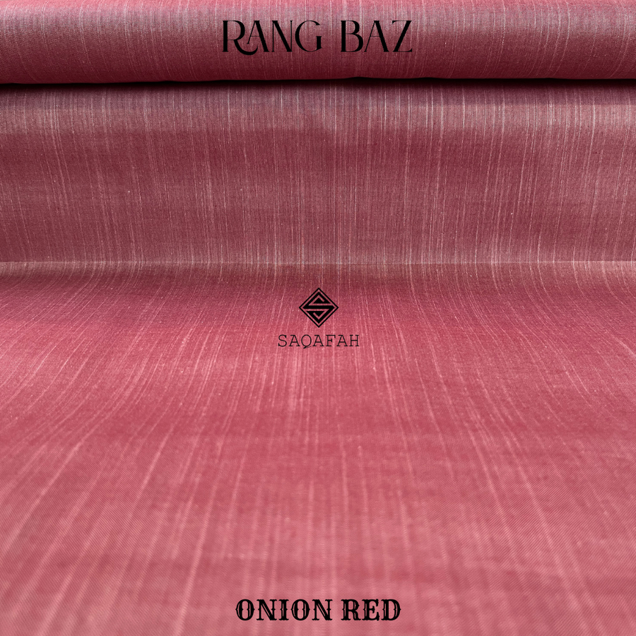 RANG BAZ COTTON - ONION RED